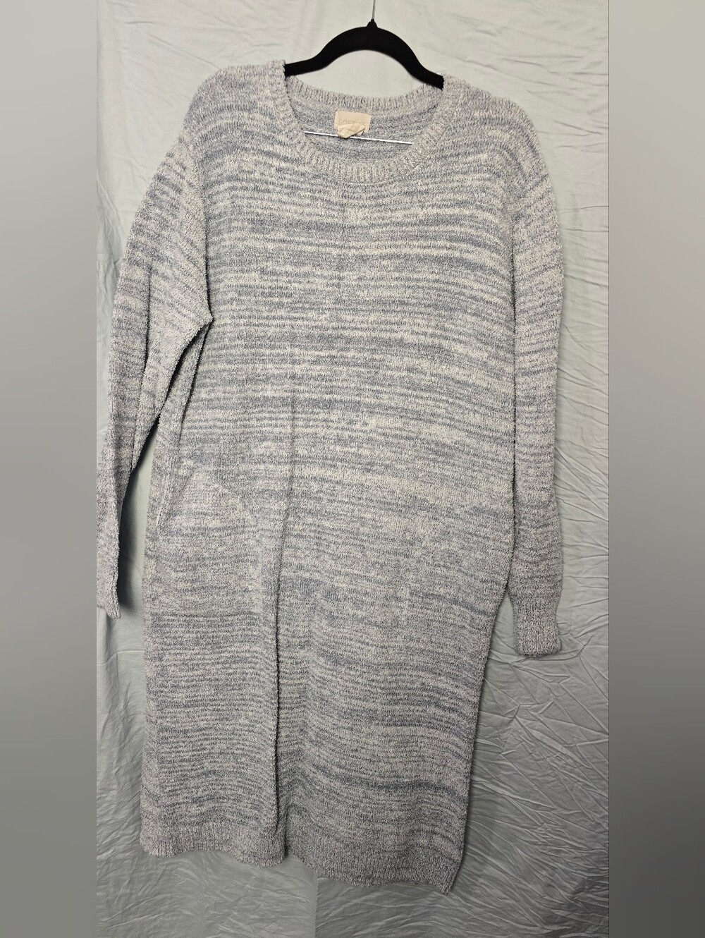 Softies Marshmallow Crew Neck Lounger Pajama Gown w Pockets